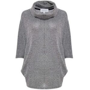 Korye Lena Waffle Knit Intermingle Cowl Neck Dolman Sleeve Sweater
